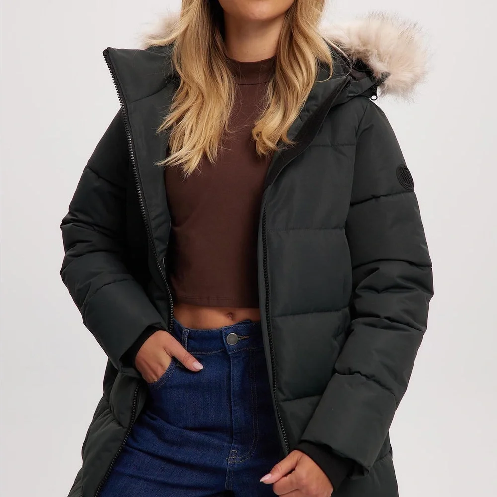 NOIZE Winter Long Length Parka, size L - Picture 4 of 13